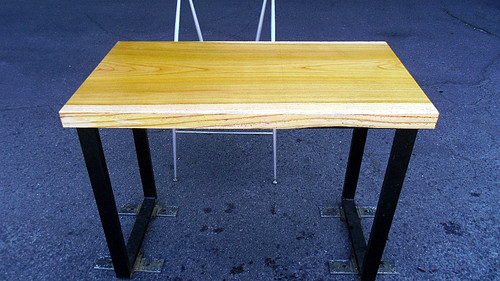 幅95×奥行50cm規格】欅 ケヤキ 無垢 天板 一枚板 95×51cm｜DIY用