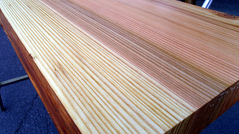 サムネイル： 杉/スギ 900x340x40mm 天然木ラップトップテーブル・TVカウンター天板/DIY木材・1枚板・無垢板/下仕上げ済み