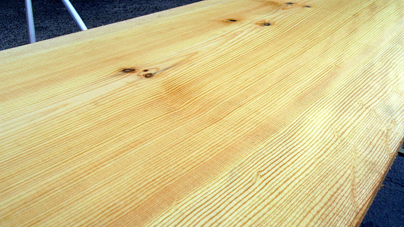 サムネイル： 松/パイン 1100x450x35mm 天然木リビングテーブル・パソコンデスク天板/DIY木材・1枚板・無垢板/下仕上げ済み