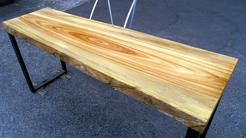 【150cm×71cm】テーブル天板　塗装済 幅160×奥行50cm規格】樟 クス 無垢 天板 一枚板 160×51cm 4cm厚｜DIY用