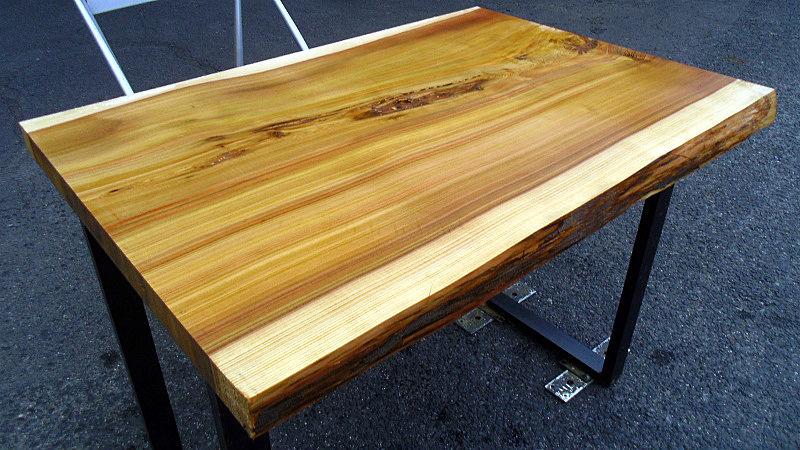 杉/スギ 950x670x45mm 天然木パソコンテーブル・学習デスク天板/DIY木材・1枚板・無垢板/下仕上げ済み