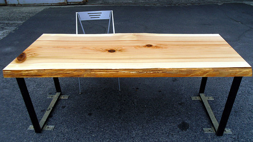 天然杉　接ぎ合わせ　デスク　机　DIY材　木材　天板　ダイニングテーブル 杉/スギ 1800x790x50mm 天然木ダイニングテーブル・座敷テーブル