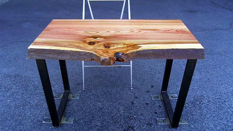サムネイル： 【幅100×奥行50cm規格】杉 スギ 無垢 天板 一枚板 100×60cm｜DIY用 デスク テーブル 向け 無塗装 下仕上げ済み