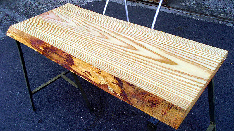 サムネイル： 杉/スギ 1000x450x35mm 天然木ラップトップテーブル・電動式昇降デスク天板/DIY木材・1枚板・無垢板/下仕上げ済み