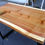 サムネイル： 杉/スギ 1000x500x40mm 天然木リビングテーブル・パソコンデスク天板/DIY木材・1枚板・無垢板/下仕上げ済み