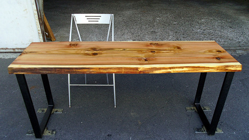 杉/スギ 1600x470x40mm 天然木バーテーブル・カウンターデスク天