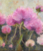 Peonies 16x16 Oil 325.