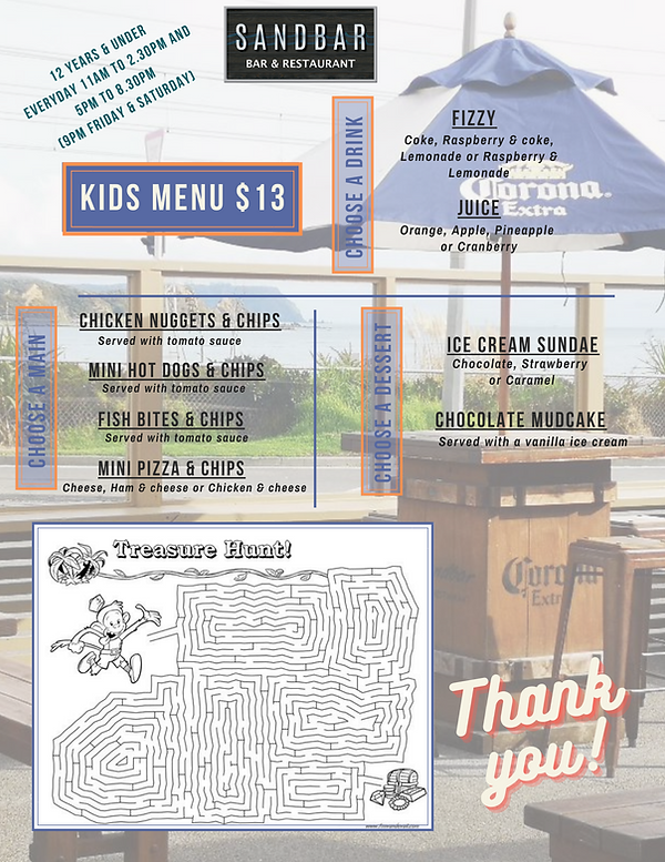 Marron Bordures Dîner Carte Menu (15).png