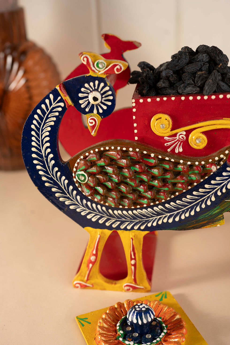 Thumbnail: Wooden Dry Fruit Platter