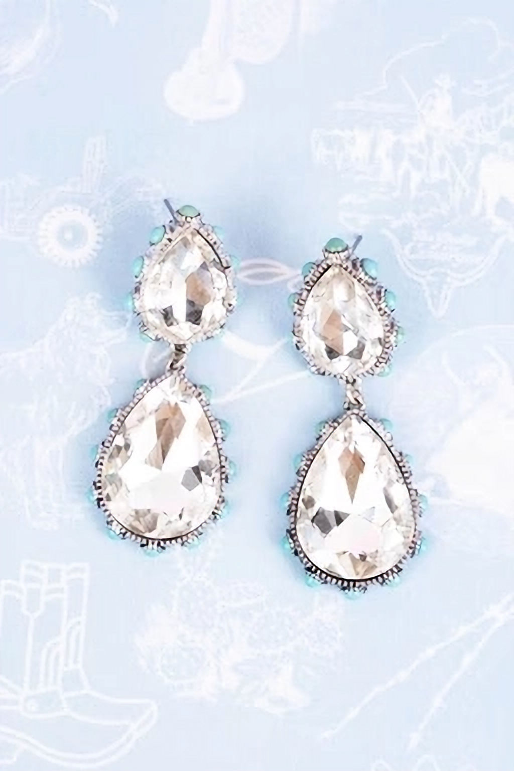 All Eyes On Me Crystal Stone Earrings