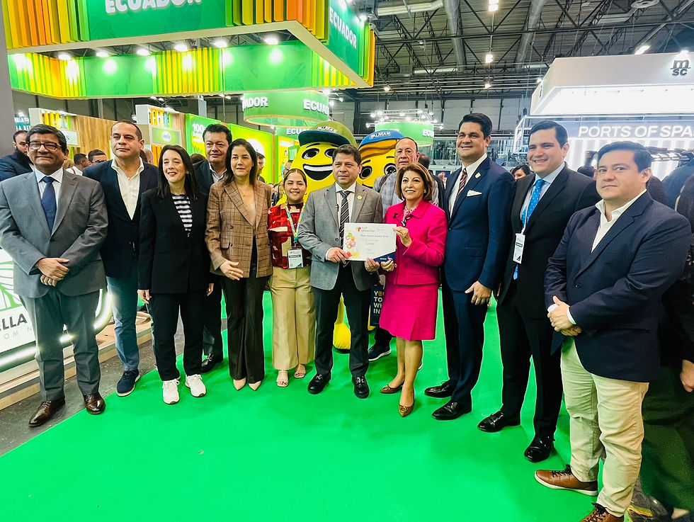 Ecuador Recibe el Premio al ‘Mejor Stand’ en la Feria Fruit Attraction de Madrid 2024