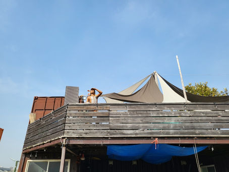 Day 4(3/30):9分晴,1分雲。平均氣溫15度。地點:大阪—西宮碼頭。