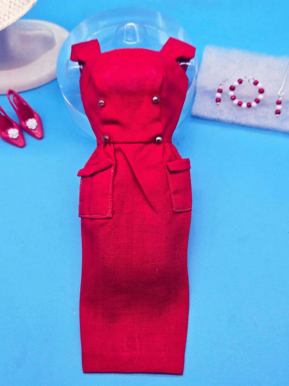 Thumbnail: Vintage Barbie RED SENSATION SHEATH GORGEOUS PERFECT CONDITION!!