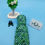 Thumbnail: Fashion Dolls Designer OAK BEAUTIFUL GREEN POLKA DOT SHEATH DRESS