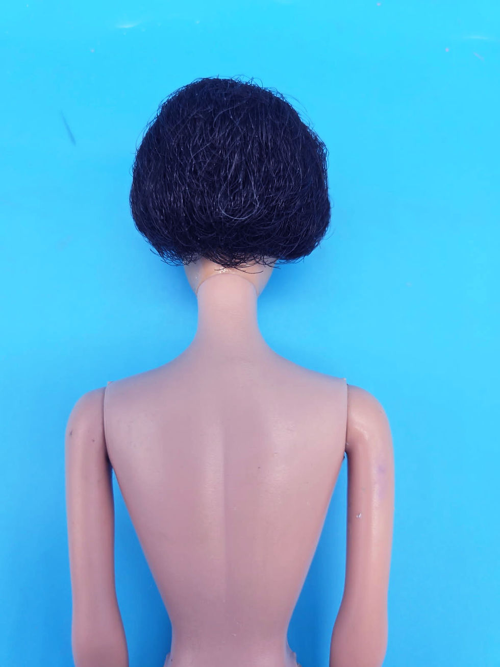 Thumbnail: VINTAGE BARBIE DOLL BUBBLE CUT 1ST ISSUE RAVEN BLACK HAIR