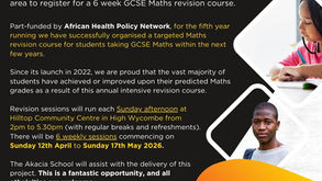 Maths Revision Course - 6 weeks - Free Tuition