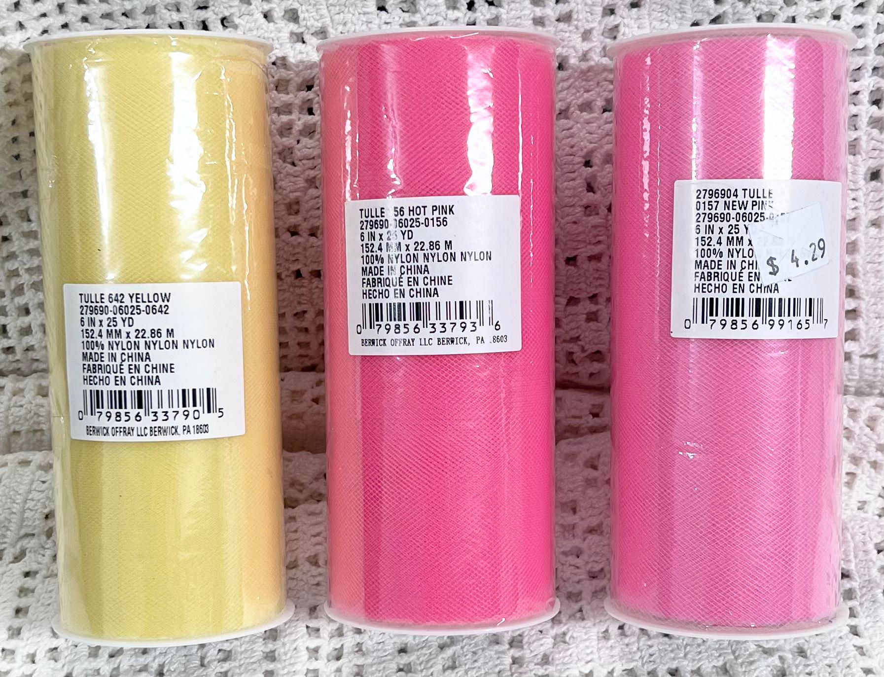 Offray 25-yard Roll of 6" Tulle