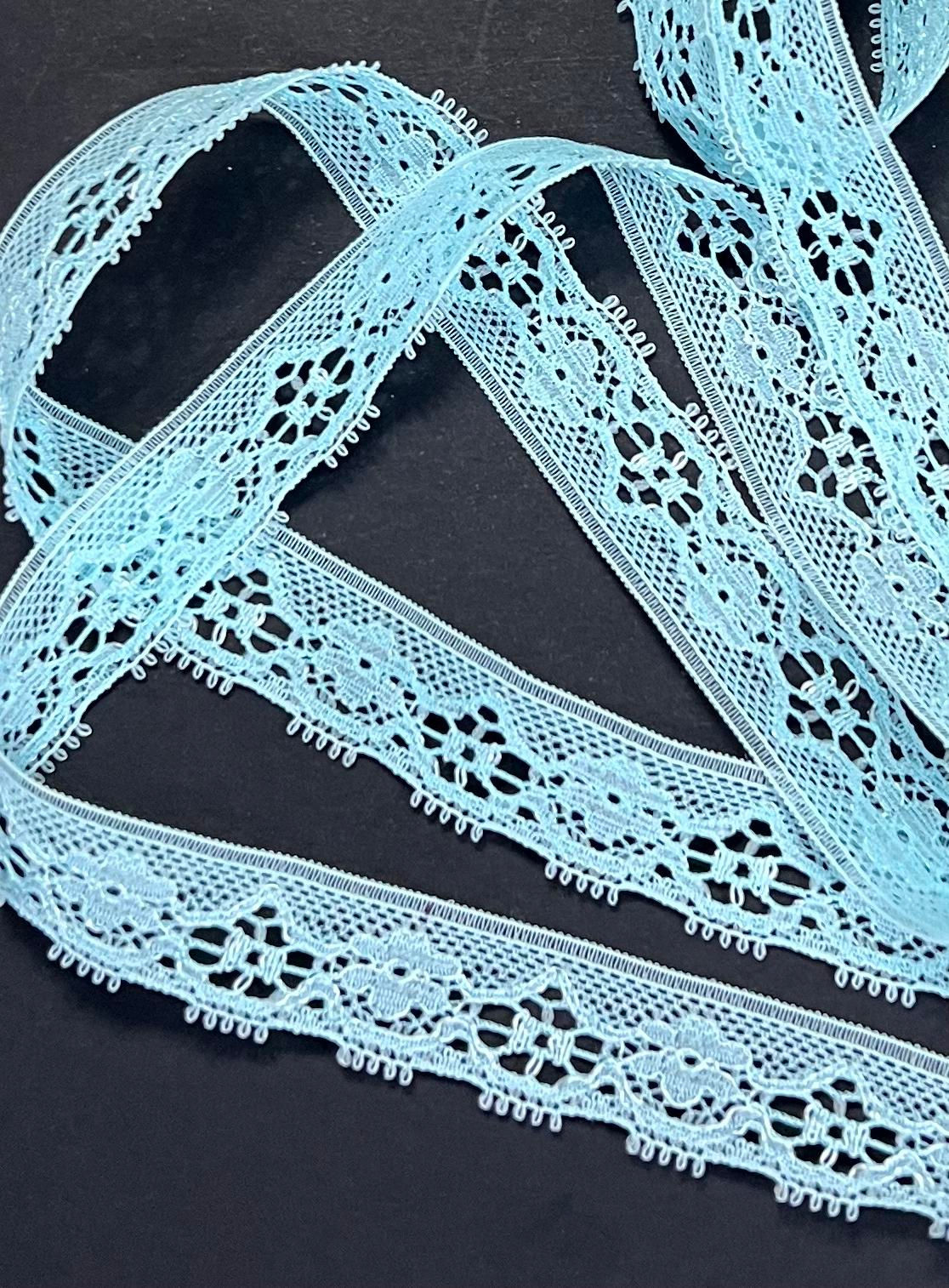 5/8 inch Light Blue Lace