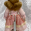 Thumbnail: 7" Blonde Porcelain Doll in Pink Checkered Dress