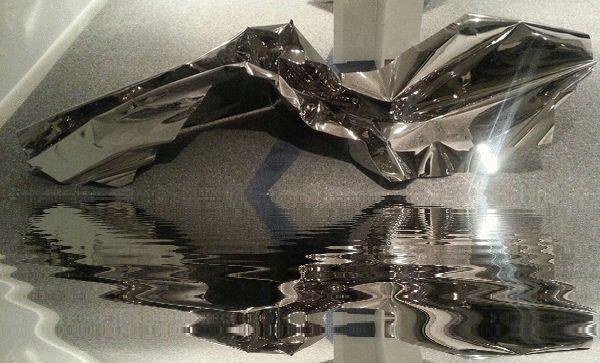 waveform unique metal art sculpture