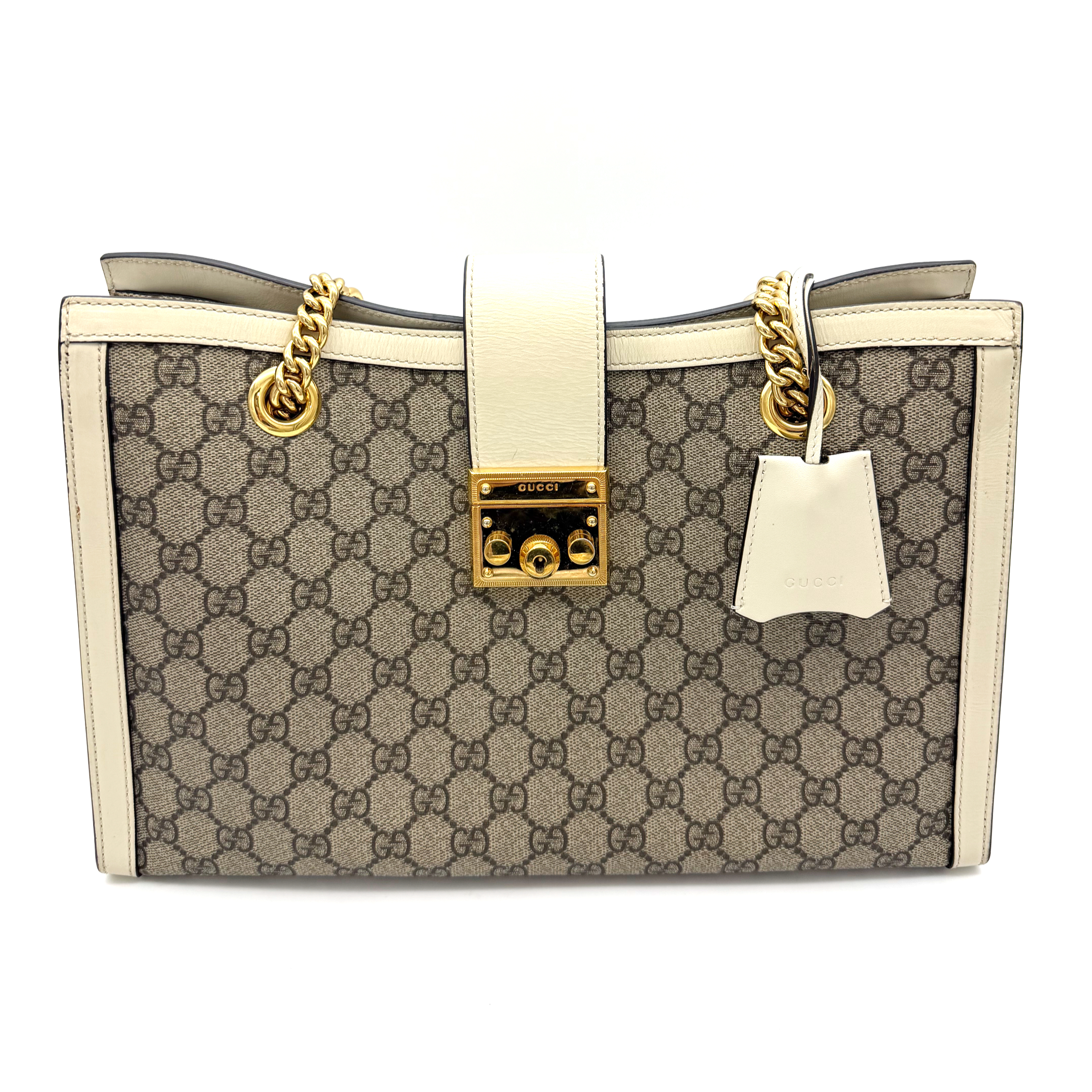 Gucci Padlock GG Supreme Tote
