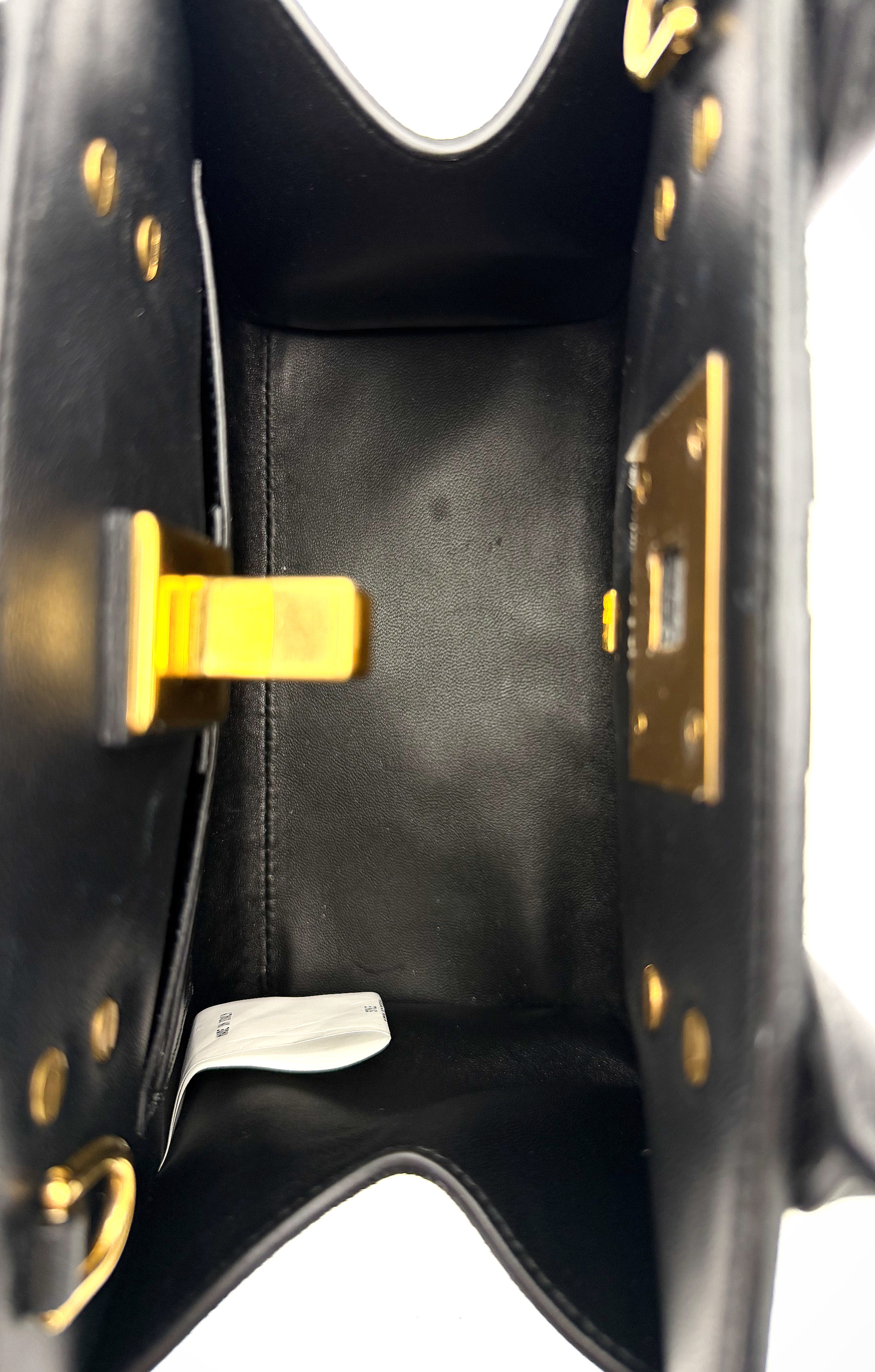 Salvatore Ferragamo Macro Gancini Intarsia Studio Box Bag image 6