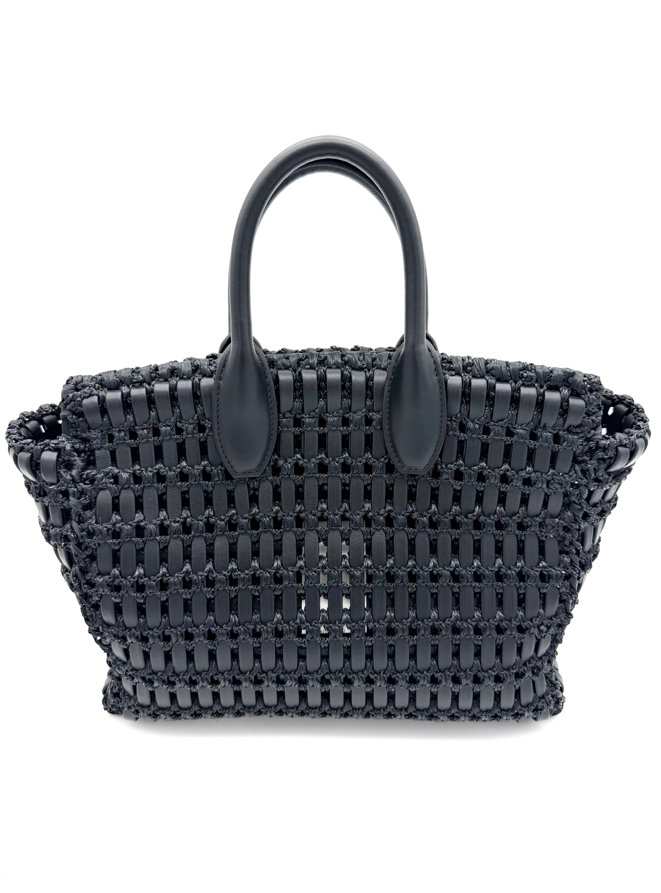 Salvatore Ferragamo Crochet Gancini Top Handle Bag image 3