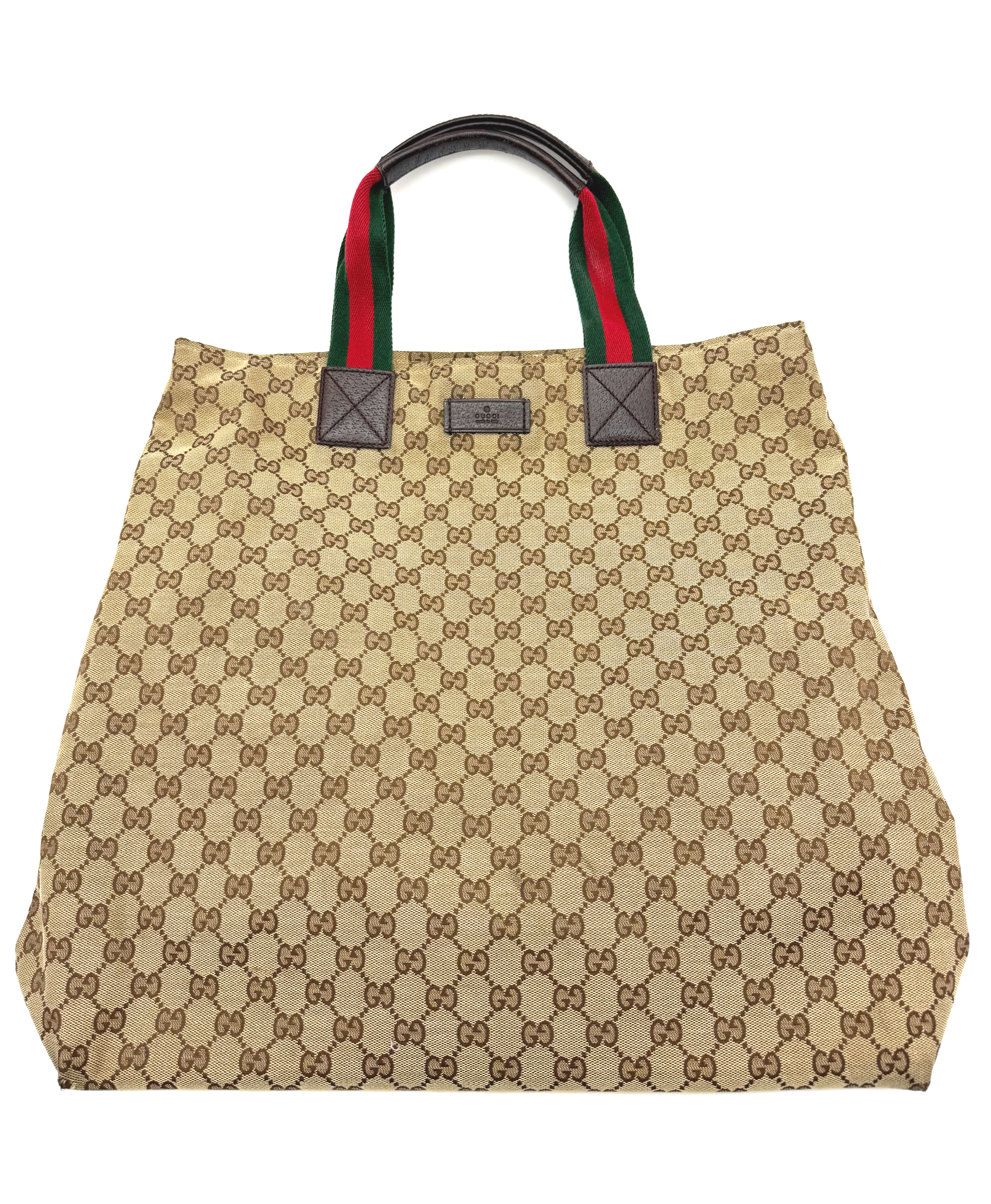 Gucci Vintage GG Vintage Canvas Tote — pre-loved Gucci at The Handbag Room Australia