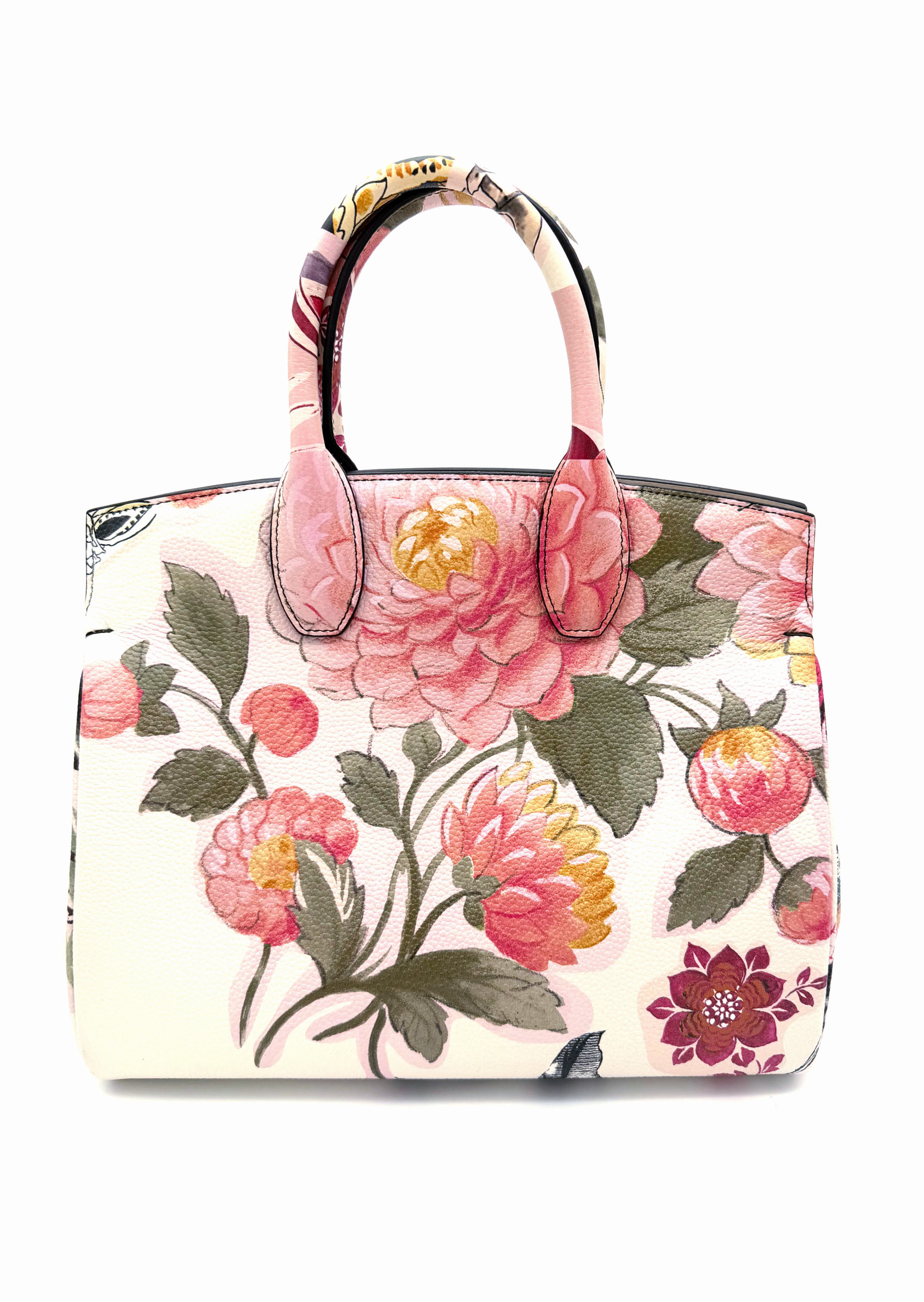 Salvatore Ferragamo Top Handle The Studio Botanical Print Pink image 2