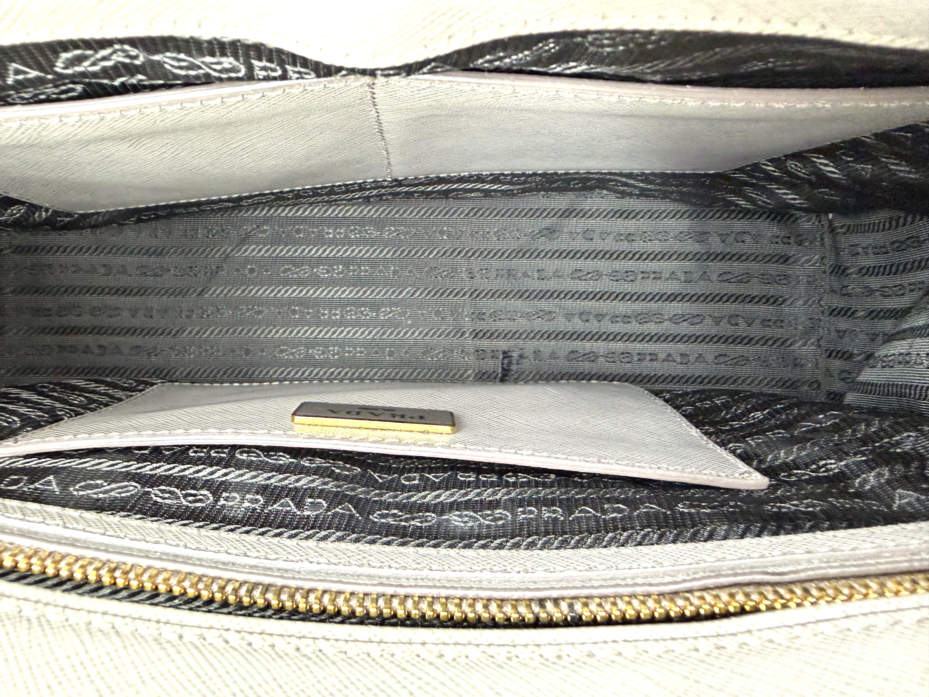 Prada Saffiano Lux Tote Argilla image 6