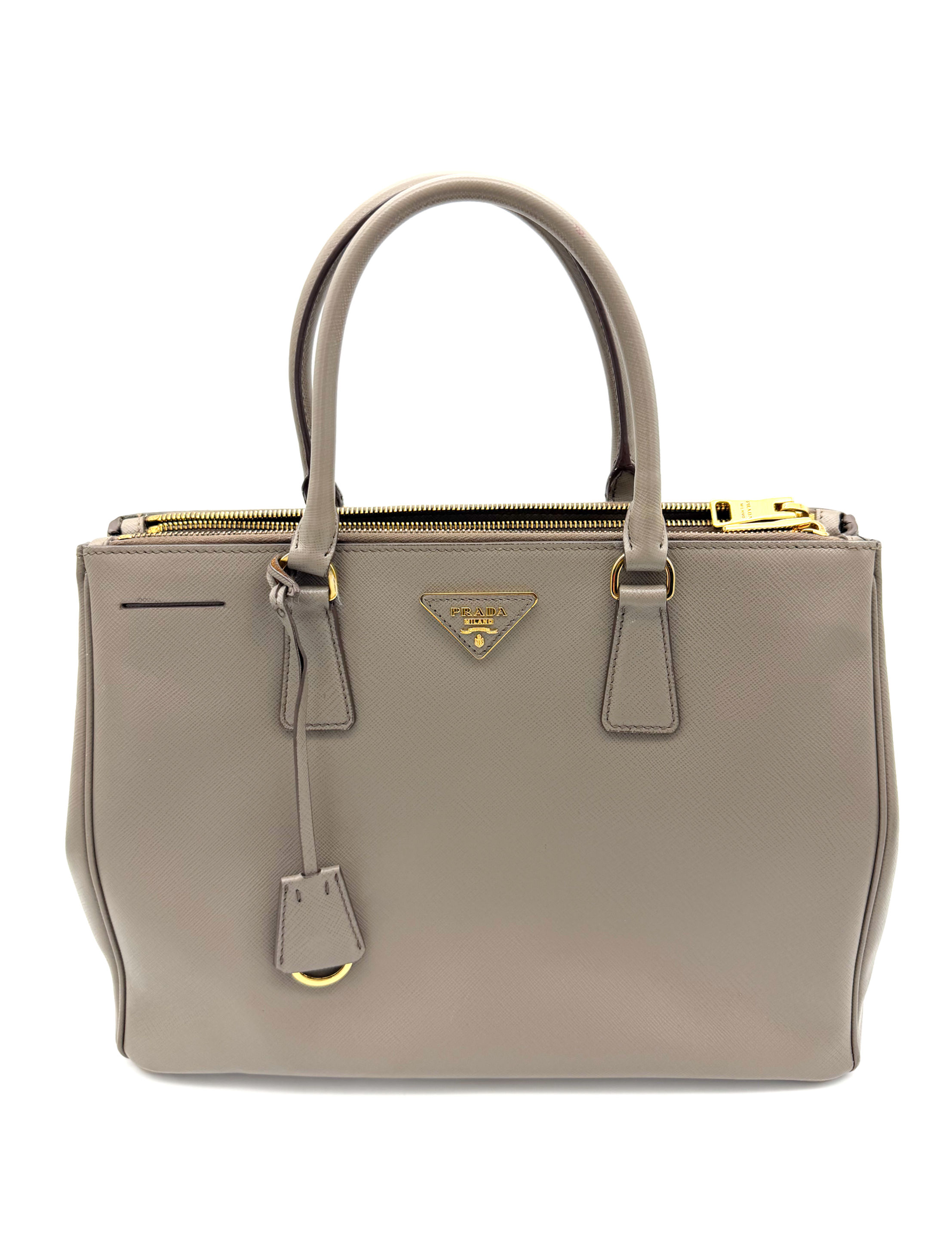 Prada Saffiano Lux Tote Argilla