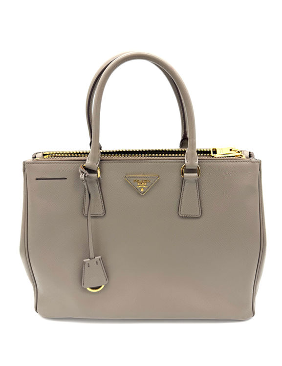 Prada Saffiano Lux Tote Argilla