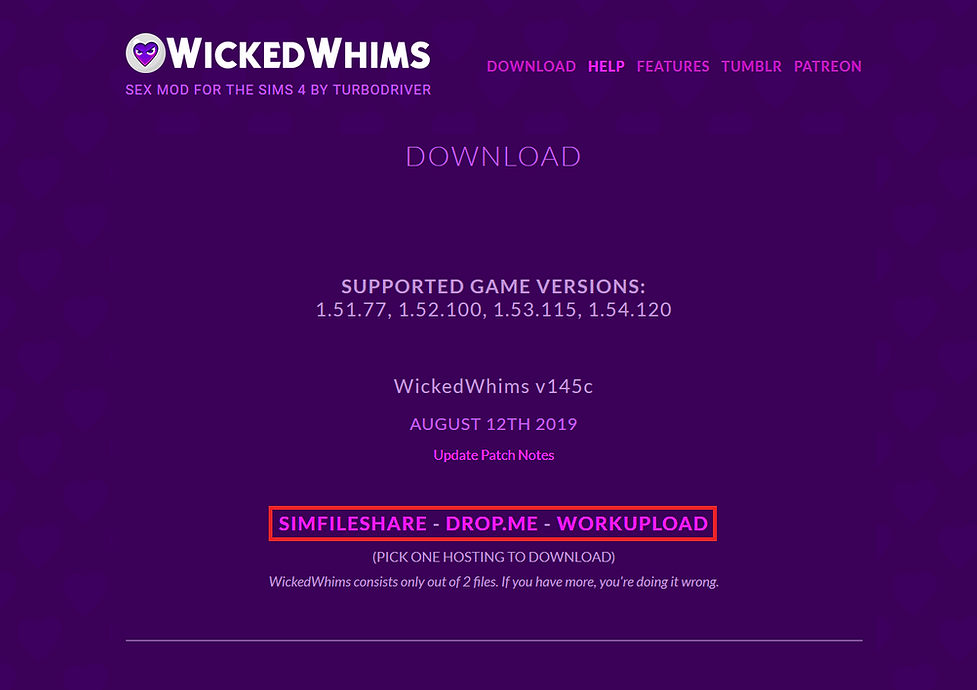 WickedWhims Installation Sims 4 TheGosch