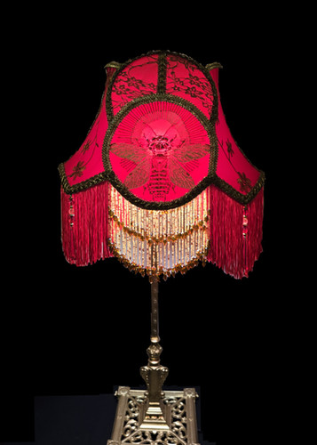 値下げ　紅燈(アンティーク 飾り物) Red Cicada | Shady Deal Lamps