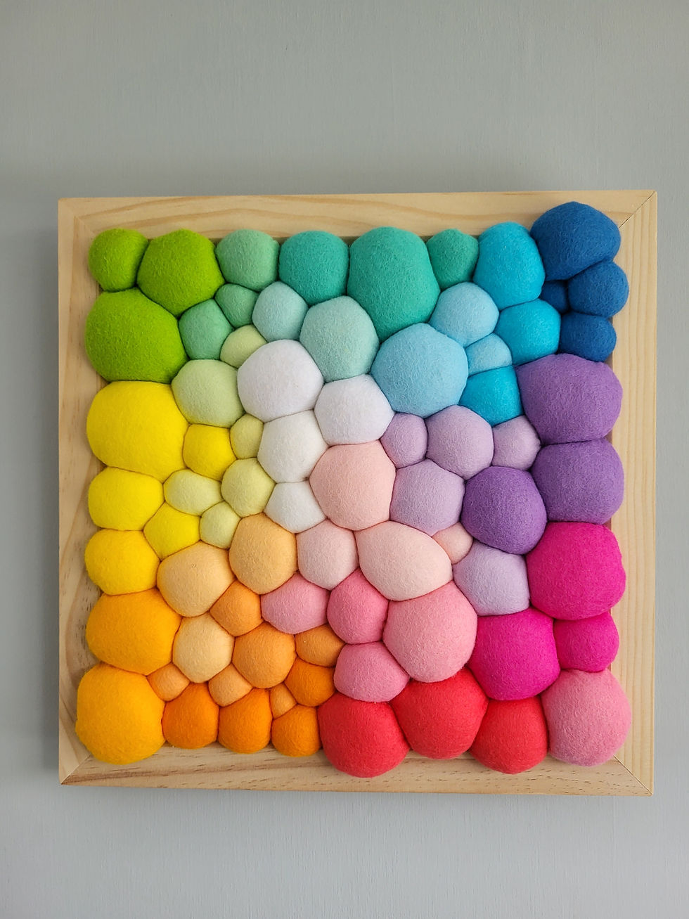 Thumbnail: FELT BLOB WALL ART