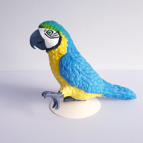 Parrot by Starck 値下げ 再出品 Scarlet macaw parrot in the jungle Painting by Lucia Verdejo