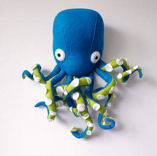 OCTOPUS WALL MOUNTED ANIMAL HEAD