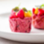 Beetroot & goat cheese tartlets