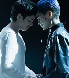 Trans characters in Star Trek Discovery, played by White American trans actor Blu del Barrio and Asian American trans actor Ian Alexander