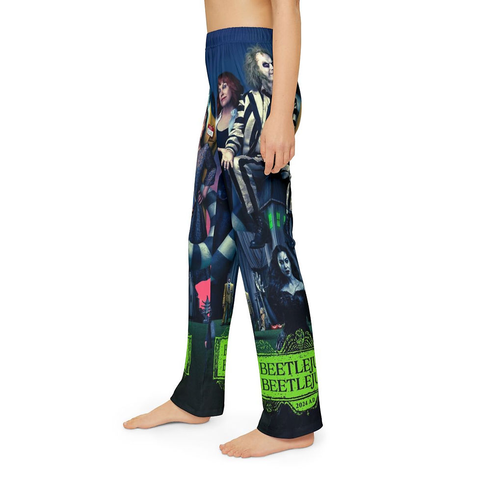 Thumbnail: Bettlejuice Kids Pajama Pants (AOP)