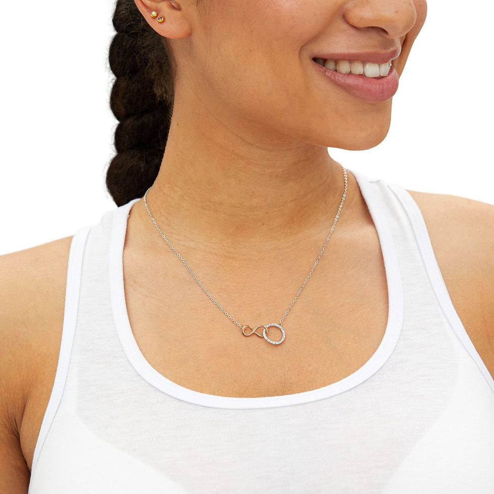 Thumbnail: Love Infinity Circle Necklace