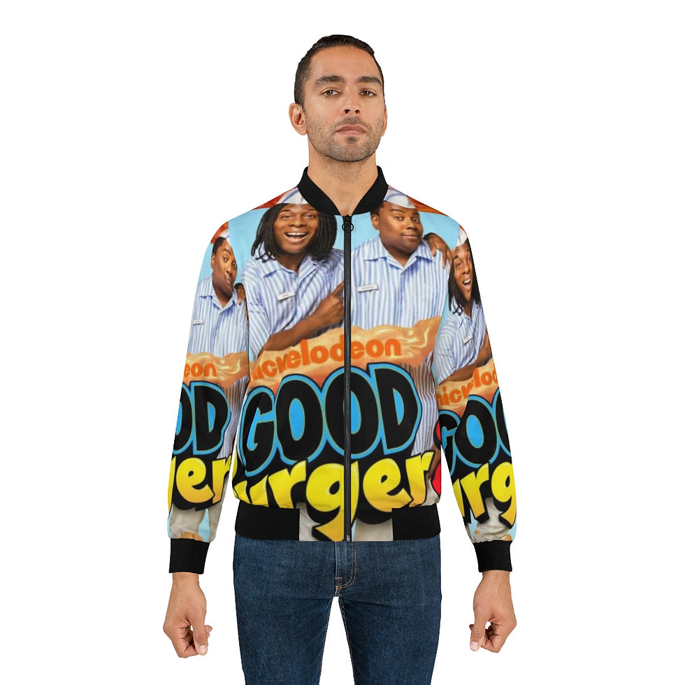 Thumbnail: Good Burger 2 The Movie | Men's Bomber Jacket (AOP)