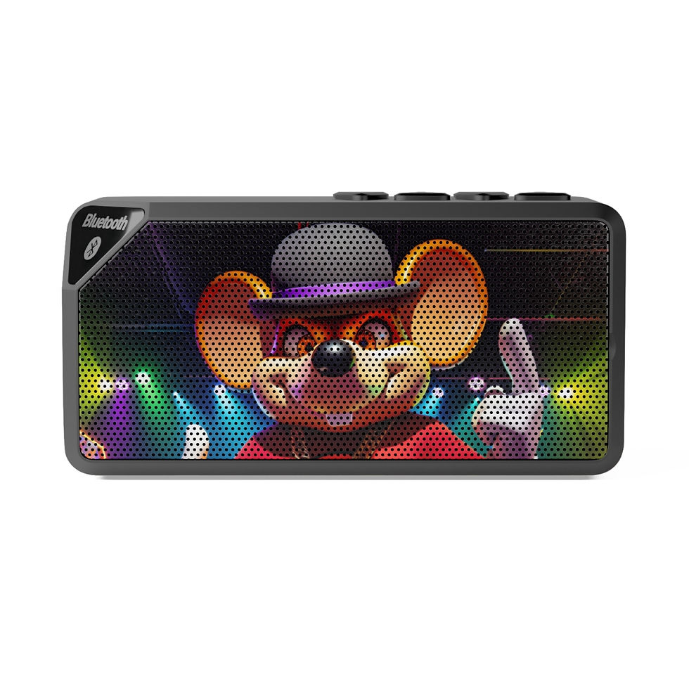 Thumbnail: Gangster Chuck E. Cheese Jabba Bluetooth Speaker
