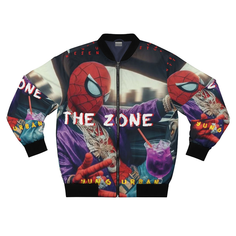 Thumbnail: The Zone Men's Bomber Jacket (AOP)