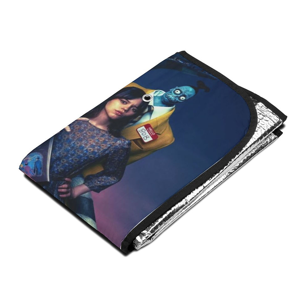 Thumbnail: Bettlejuice 28” x 28” (2pcs) Car Sun Shades
