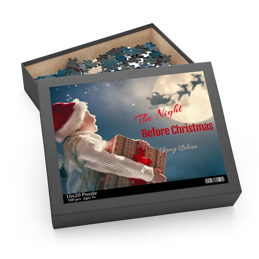 Thumbnail: Yung Urban ~ The Night Before Christmas Puzzle (120, 252, 500-Piece)