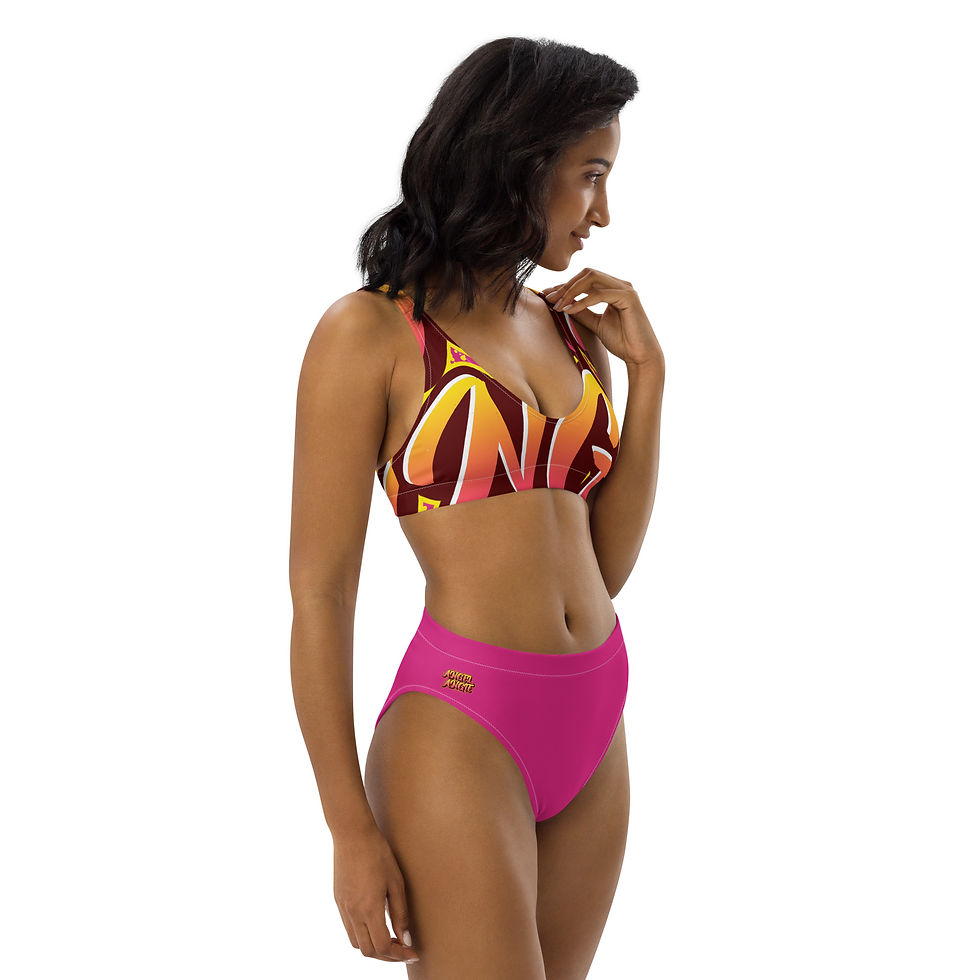 Miniaturbild: Recycelter High-Waist Bikini – nachhaltig & stylisch 👙✨