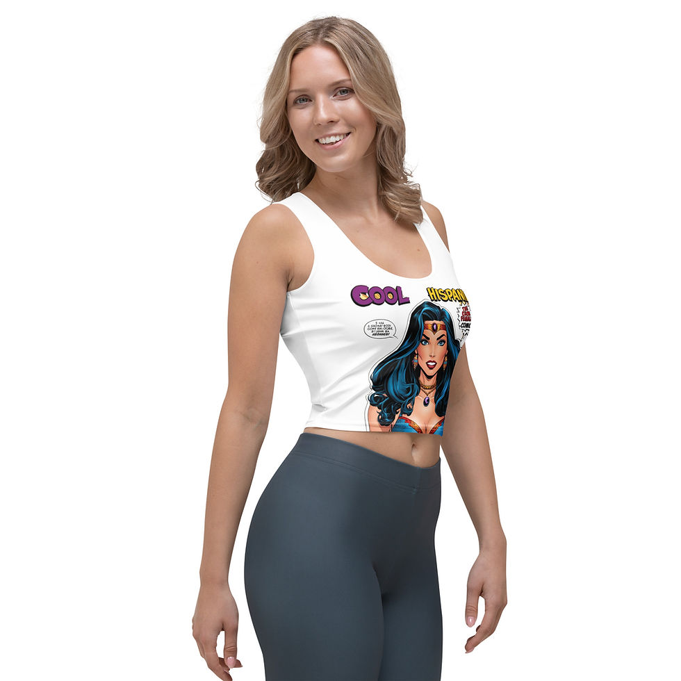 Miniaturbild: ✨ Angel Angie – All-Over Print Crop Top ✨