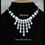 Thumbnail: White stone fancy neckset