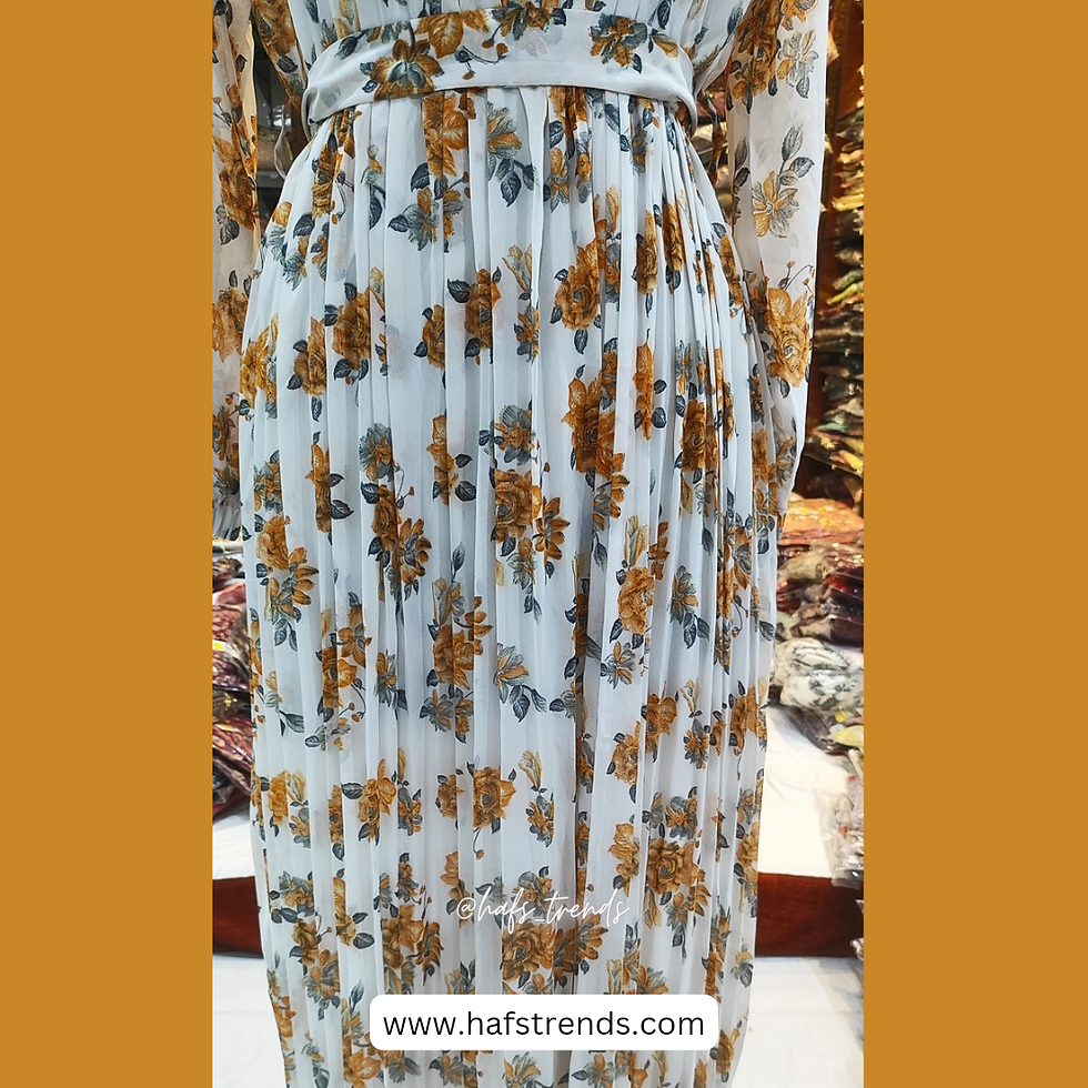 Thumbnail: Georgette western gown